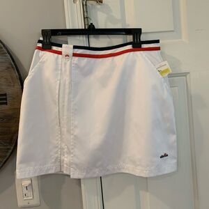 Ellesse White Tennis Skirt Italy Nordstrom M NWT